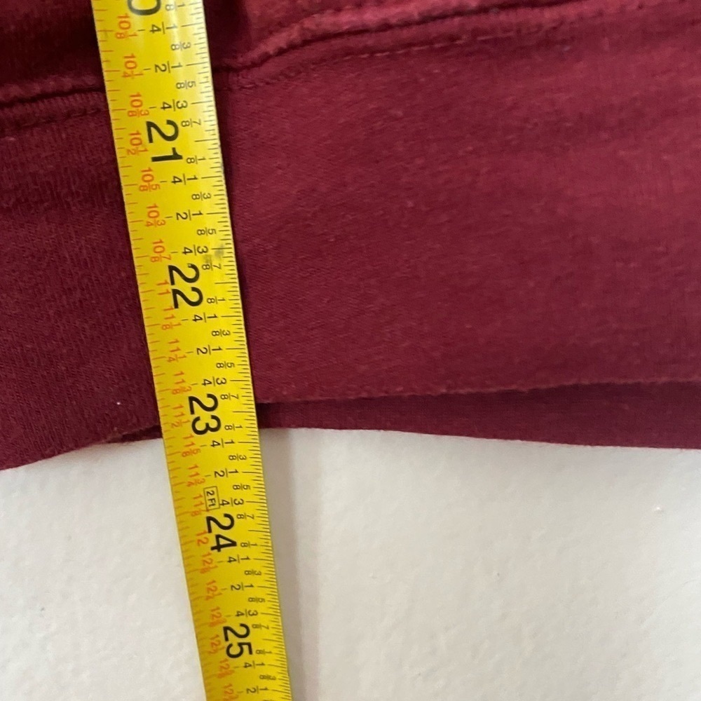 Forever 21 Hoodie Maroon Sightseeing City Graphic Sweatshirt Women’s Size Small - Picture 5 of 8